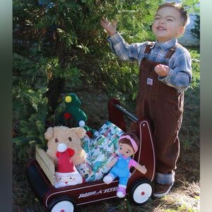 Ralph Lauren Brown Matching Set Overalls